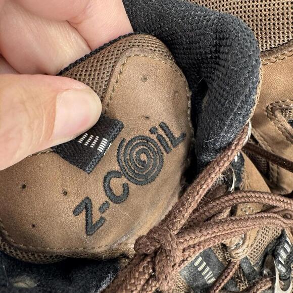 Z-coil shoes mens 10 brown leather walking toning athletic casual - Picture 8 of 9